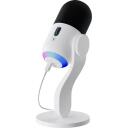 Logitech Lauamikrofon Yeti GX 988-000576, 616g, valge, 2m, USB Type C, 60-18500Hz, LIGHTSYNC RGB, superkardioid