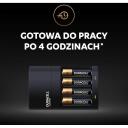 Duracell įkroviklis CEF14, 4, Ni-MH, 2xAA, 2xAAA, 4h, juodas, &scaron;ilumos, perkrovos, grandinės, įtampos apsauga