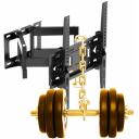 Manta TV hoidja P60, 26-65", 40kg, 90&deg;, 7,5-47cm, VESA 400x400, must