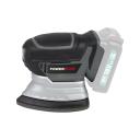 Rokas slīpmašīna 18V, POWERPLUS, POWEB4020, bez akumulatora un lādētāja, 6 slīpēšanas papīri 80x140 mm