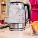 Electric kettle 1.7 L 2200 W borosilicate glass 360&deg; rotating base ThermoSense 340 Clear Transparent 170 Cecotec