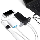 USB 3.0 7-портовый хаб с 2 зарядными портами, TP-Link, UH720, 7 USB 3.0, 2.4A, 1 USB 3.0 Micro B