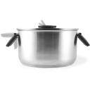 Salter Katlu komplekts BW14354, 16/20/24cm, sudraba, ar vāku, nerūsējo&scaron;ais tērauds, indukcijas plītīm