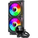 Gamemax protsessori vedelikjahutus ICEBURG 240 DIGITAL BK, 58.8 cfm, TDP kuni 245W, 800-1800 rpm, 4-pin PWM, 36.9 dBA