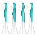 Philips Hambaharja pead HX6034/90 4 tk, Pehmed harjased, Sinine/Valge, 62000 liikumist/min, 3+ aastat