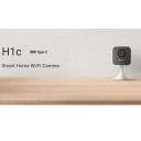 H1C iekštelpu 2MP HD viedā mājas Wi-Fi kamera ar balsi mikr. MicroSD USB-C balta Ezviz CS-CH1C