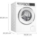 Bosch skalbimo-džiovyklė WNG254A9BY, 10,5/6kg, 59cm, 70dB, 1400aps/min, vaikų apsauga, AquaStop, i-DOS