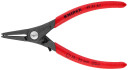 Precīzijas cirkļu knaibles, KNIPEX, 49 31 A1, izturīgas, ar neslīdo&scaron;ām rokturiem, 140 x 64 x 11 mm