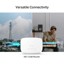 TP-Link Archer MR505 4G+ Cat6 AC1200 bezvadu mar&scaron;rutētājs 300 Mbps 2.4 GHz 5 GHz 2 antenas Melns