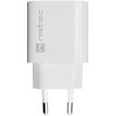Natec Laadija NUC-2396, 20W, 100-240V, 1xUSB-A, 1xUSB-C, 5-12V, kiire laadimine, universaalne