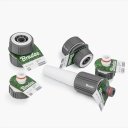 Hose mender 1/2"-3/4", BRADAS, WL-S2101, ar neslīdošu pārklājumu