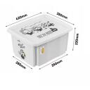 Keeeper Ladustamiskarp 24L Minions Bello 0612237100360, 24L, 42,5x35,5x22,5cm, PP plastmass, ruumi s&auml;&auml;stev disain