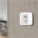 Aqara Klimato jutiklis TH-S04D, temperatūra &plusmn;0.2℃, drėgmė &plusmn;2%RH, 3 mygtukai, Bluetooth/ZigBee, 86 &times; 86 &times; 13.65 mm