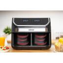 Zelmer Gaisa fritieris ZAF9100 72807097P, 1700 W, 9 l, 2 grozi, 11 programmas, elektroniskais panelis, plastmasa