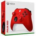 Microsoft Xbox bezvadu kontrolieris sarkans QAU-00012, 40h, 10 pogas, Bluetooth, akumulators, D-pad, koplieto&scaron;anas poga
