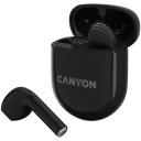 Juhtmevabad TWS k&otilde;rvaklapid Bluetooth &uuml;hendusega TWS-6 Must CNS-TWS6B CANYON