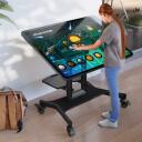 Onkron TV alus TS1350-B, 32-70 tolli, maksimaalne kandev&otilde;ime 40.5 kg, VESA 100x100-600x400 mm, k&otilde;rguse reguleerimine 870-1175 mm