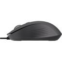 Logitech USB optinė pelė M520, 910-007511, 4000 DPI, 4 mygtukai, 1.8m laidas, ambidekstrinė forma, optinė technologija
