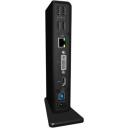 Raidsonic ICY BOX dokstacija IB-DK2241AC, strāvas adapteris AC 120/230 V, 2x USB 3.0, HDMI, DVI-I, Gigabit LAN