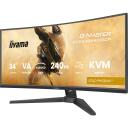 Iiyama G-MASTER GCB3486WQSCP-B1 LCD monitor, 86.4 cm, 3440 x 1440, 240 Hz, 0.4 ms, KVM, FreeSync Premium