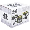 Paladone Mandalorian un Grogu siltuma maiņas krūze PP16271MAN, 350ml, 390g, oficiāli licencēts Zvaigžņu karu produkts