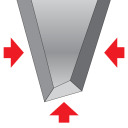 Ручная пила по дереву 400мм, PTFE YT-31091 YATO