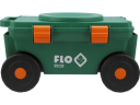 Dārza rati ar 360° sēdekli un uzglabāšanu, FLO, 90230, 80 kg slodze, 4 riteņi, ergonomisks dizains