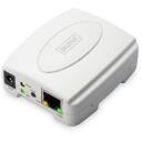 Digitus Prindiserver DN-13003-2, 1xUSB 2.0, 1xRJ45 Fast Ethernet 10/100Mbps, TCP/IP, IPX/SPX, NetBEUI, AppleTalk
