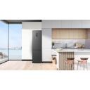 Tcl k&uuml;lmik RC382BXC0EU, 203cm, 382L, 265L k&uuml;lmik, 117L s&uuml;gavk&uuml;lmik, 35dB, No Frost, Inox