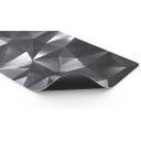 Endorfy hiirepad Crystal Black XL EY6B008, 900mm, 400mm, must, hall, valge, kangas, kumm, &otilde;mmeldud servad, niiskuskindel