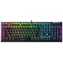 Razer Mehāniskā Spēļu Tastatūra BlackWidow V4 X RZ03-04701800-R3M1, RGB Chroma, 105 taustiņi, dzeltenie mehāniskie slēdži