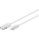 Goobay Lightning USB uzlādes un sinhronizācijas kabelis 54600, 1m, 480Mbit/s, 1A, MFi kabelis, divpusēja aizsardzība
