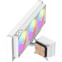 Gamemax protsessori vedelikjahutus GLACIER 360 LCD WH, 85.82 cfm, TDP kuni 330W, ARGB ventilaator, 800-2000 rpm