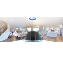 Ezviz E6 CS-E6 Iek&scaron;telpu Panorāmas 5MP 2K Viedā Wi-Fi / LAN 360 Kamera MicroSD / Nakts Redzamība Pelēka