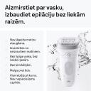 Braun Epilators SE7-041, balta, 40min, 4 uzgaļi, 40 pincetes, akumulators, sausā/mitrā epilācija, apgaismojums, ūdensizturīgs