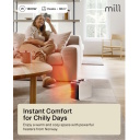 1800 W PTC ventilaatorsoojendi WiFi juhtimisega kolme võimsusrežiimiga sobib 10–30 m² ruumidele valge CUS1800MECW Mill