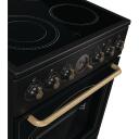 Gorenje Keraamiline pliit GECS5B70CLB, 70L, 220-240V, 4 p&otilde;letit, elektriline ahi, must, multifunktsionaalne, isepuhastuv