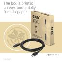 Club3D видеокабель CAC-1087, 3 м, DisplayPort 1.4, HDMI 2.1, 7680 x 4320, 120 Гц, HDR10, черный