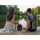 Tracer Cube20 TWS skaļrunis TRAGLO47753, 20W, 3600mAh, Bluetooth 5.4, FM radio, RGB apgaismojums, 100Hz-20kHz