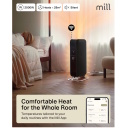 Масляный обогреватель мощностью 2000 Вт с тремя уровнями нагрева с WiFi управлением черный OIL2000WIFI3 Mill