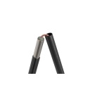 Trekking poles 'Micro-Fold', Origin Outdoors, R020180, 120-135 cm, melni, viegls alumīnijs, ergonomisks korķa rokturis