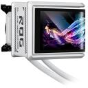 Asus ROG RYUO IV 360 ARGB balts, 90RC01N2-B0EAY0, 12 cm, 3 ventilatori, 2200 RPM, 56,66 CFM, AMOLED displejs