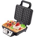 Adler Vahvlipress CR 3046, 1000 W, 2 vahvlit, must, LED indikaatorid