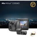 Mio MiVue C595WD DVR 5415N7280036, 1080p, GPS, Wi-Fi, 140&deg; широкоугольный объектив, MiVue T30 задняя камера
