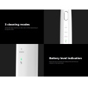 Vaiki&scaron;kas ultragarsinis elektrinis dantų &scaron;epetėlis 30000aps./min 3 režimai 1 galvutė 2 lipdukai iki 100 dienų IPX7 baltas ADB0007 Aeno