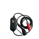 EV Charge Lādētāja Portatīvais Tipa 2 Lādētājs 5m Kabelis Regulējams 8A–16A 11 kW 3-Fāzes IP66 Melns evcharge MG11CET25