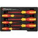 Bosch Kruvikeerajate komplekt 1600A02NF7, 7 tk, isoleeritud, VDE sertifitseeritud, faasitester