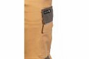 EDGAR II darba bikses, HOGERT, HT5K276-1-XL, tumši bežīgas, XL (54), 5 kabatas, ergonomiskas, augstas kvalitātes materiāli