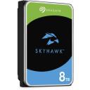 Seagate SkyHawk iek&scaron;ējais cietais disks ST8000VX010, 8 TB, 256 MB, 3.5", Serial ATA III, 6 Gbit/s, 180 MiB/s, 64 kameru atbalsts