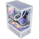 Adata Arvutikorpus INVADERXMINIMT-WHCWW, 359mm, 210mm, 460mm, 5xARGB ventilaatorit, 1x2.5, 2x3.5, 4x120/140mm ventilaatorit